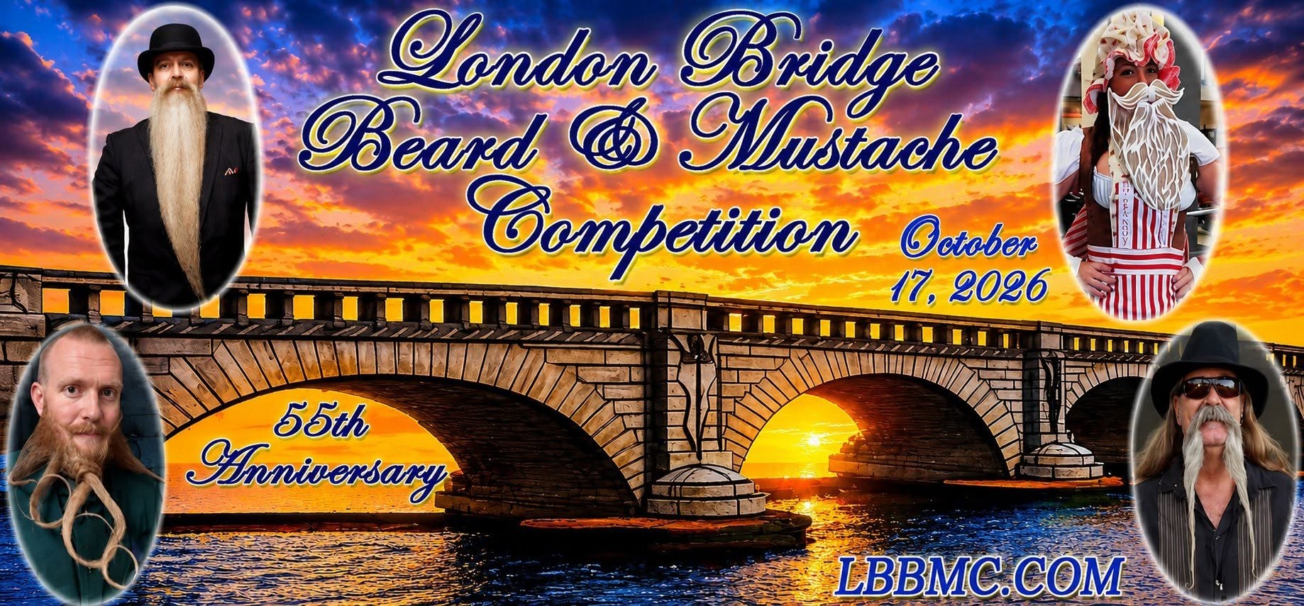 Official event image for London Bridge Beard & Mustache Competition