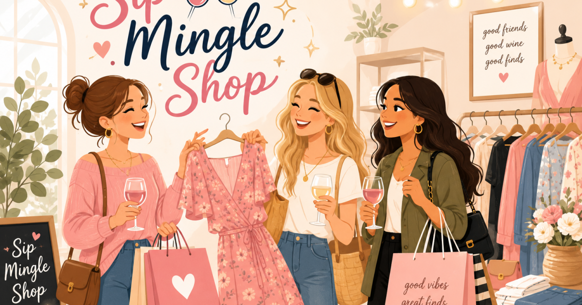 Sip, Mingle & Shop