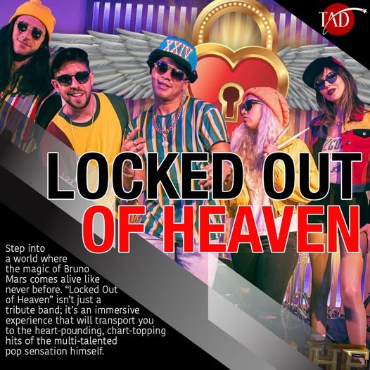 Official event image for Locked Out Of Heaven - The Bruno Mars Tribute Concert