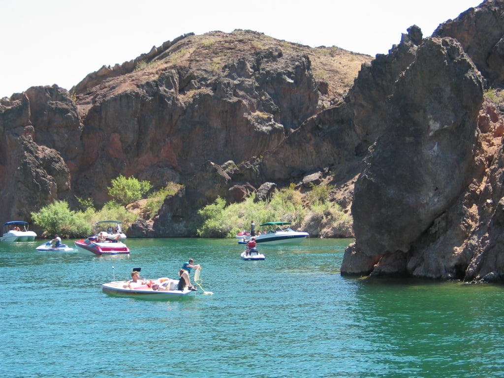 boating on copper canyon